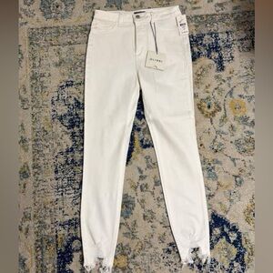 DL1961 NWT Chrissy Ultra-High Rise Skinny White Jeans